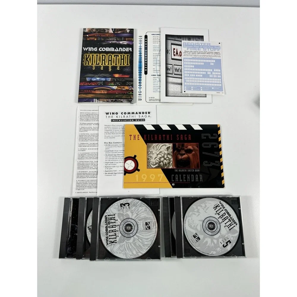 Wing Commander: The Kilrathi Saga Big Box PC ~ Origin Systems ~ Complete 3 Game